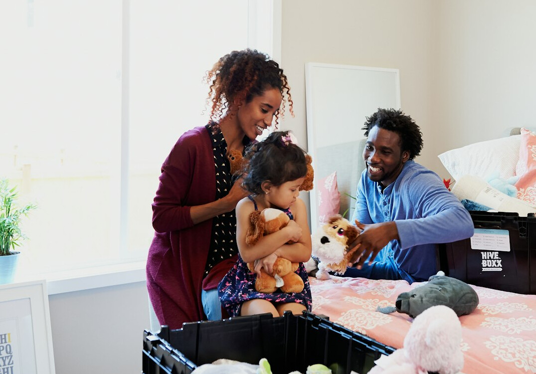 family saving money together